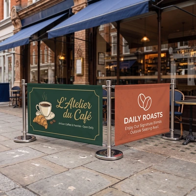  Cafe Barriers